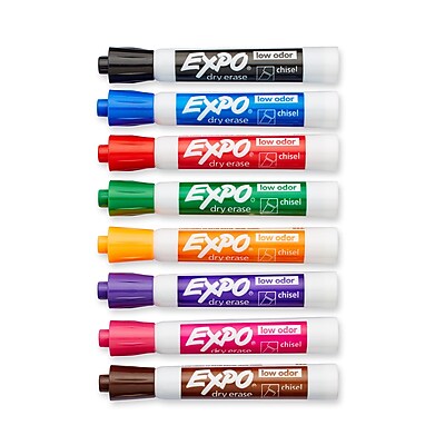expo erase dry odor low tip markers chisel staples assorted marker pk reviewsnapshot write num average rating