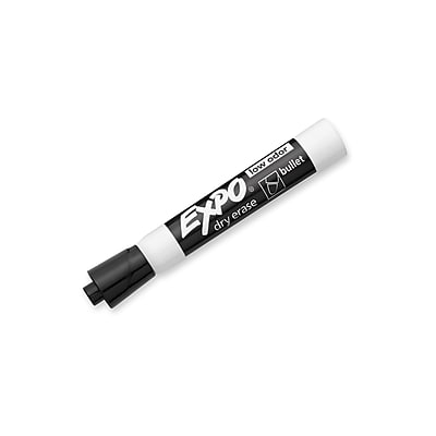 Expo Low Odor Dry Erase Markers Bullet Tip Black Each 82001