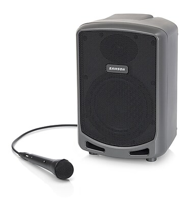 Samson SAXP360B Expedition Express Bluetooth Portable PA System Black Gray