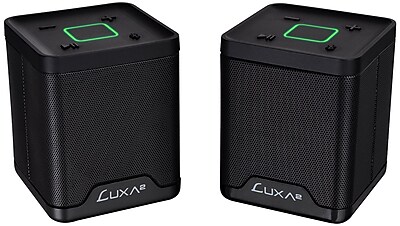 LUXA2 AD SPK PCGDBK 00 Groovy Duo Live Portable Bluetooth Speaker Set Black
