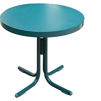 Hanover Outdoor Retro Steel Patio Table (RETROTABLE)