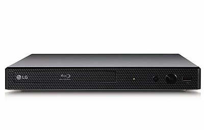 LG BP350 Built-In Wi-Fi Blu-Ray Disc Player, Black