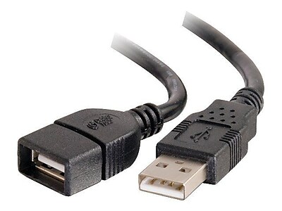 C2G 3.3 Type A USB Female Male Extension Cable Black 52106