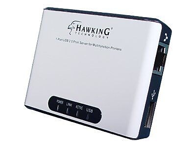 Hawking HMPS1U 1 Port USB 2.0 Print Server For Multifunction Printers