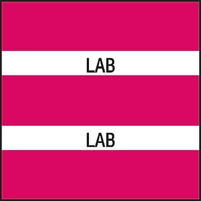 Medical Arts Press Chart Divider Tabs; Lab Magenta