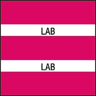 Medical Arts Press Chart Divider Tabs; Lab Magenta