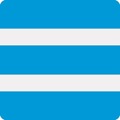 Medical Arts Press Large Write On Chart Divider Tabs; Blue