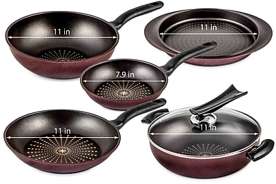 CHEFLINE Chocowine 6-Piece Cookware Set