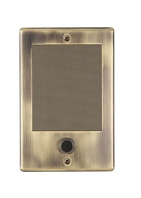 NuTone Door Speakers for Intercoms; Antique Brass