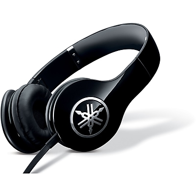 Yamaha HPH PRO300BL High Fidelity On Ear Headphone with Mic Black