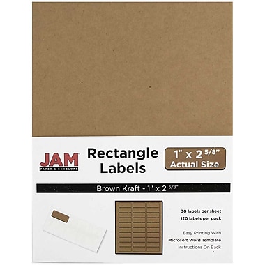 brown kraft labels mailing jam address paper pack staples reviewsnapshot write num average rating
