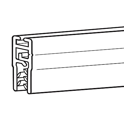 FFR Merchandising Mercury Banner-Hanging System, 22 L, Black, 14/Pack (6112562504)