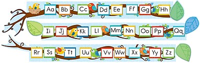 Boho Birds Alphabet Grades PK 2 Bulletin Board Set 110233