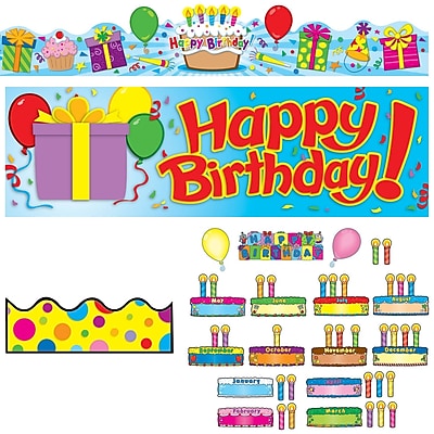 Carson Dellosa Happy Birthday Classroom Set 144572