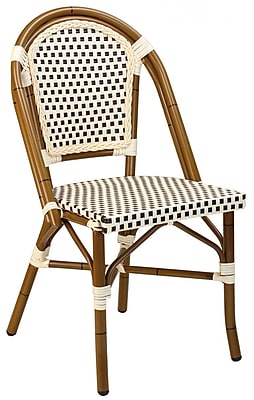 Adriano Paris Side Chair Set of 2 ; Brown