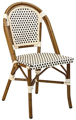 Adriano Paris Side Chair Set of 2 ; Brown