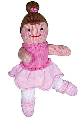 Zubels BAL36 Ballerina Bella 36" Hand Knitted Doll