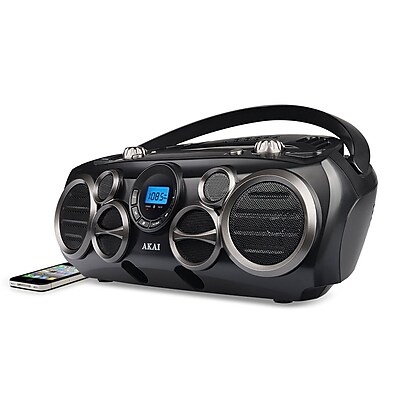 Akai CE2300 BT Bluetooth CD Boombox Black