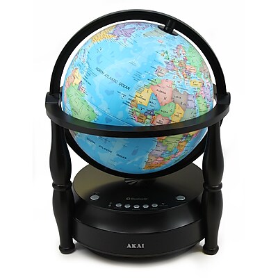 Akai GL703 BT Bluetooth Globe Speaker Blue