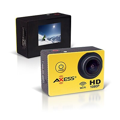 Axess cs3602 Full HD 1080p Action Sports Camera 2.65 mm Yellow