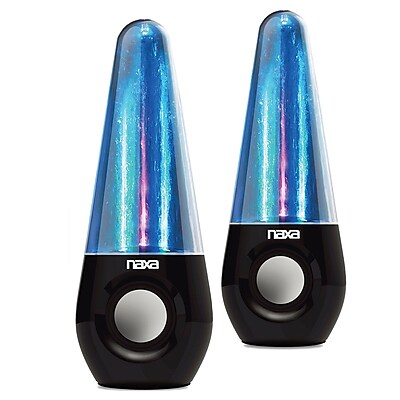 Naxa NAS 3058 Dancing Water Light Bluetooth Stereo Speaker Black