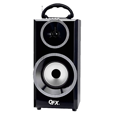 QFX CS168 Bluetooth Multimedia Speaker Silver