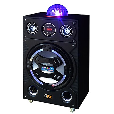 QFX SBX 911500BT Bluetooth CoverBand PA Speaker Black