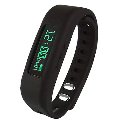 Supersonic sc 62sw 0.91 Fitness Wristband with Bluetooth Pedometer Black 93591391M