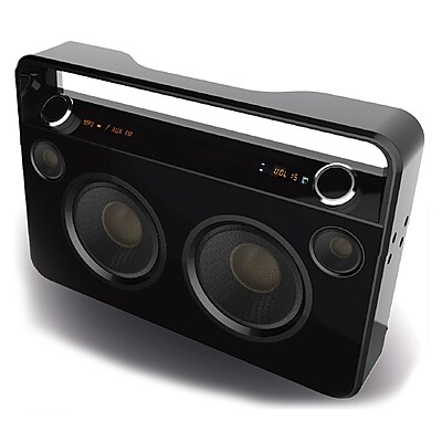 Supersonic IQ Sound SC 1000BT Boombox Style Bluetooth Portable Speaker Black
