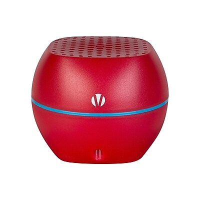 Vivitar 92109 V1322BT Mini Bluetooth Speaker with Speakerphone Red