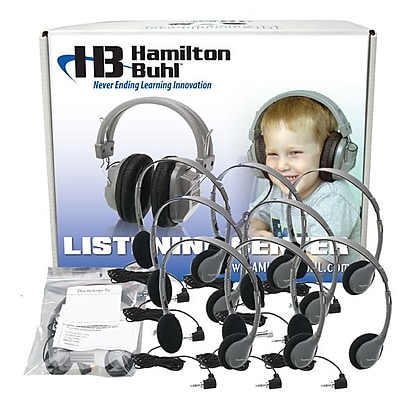 HamiltonBuhl LCB 12 HA2V Personal Headphones Gray
