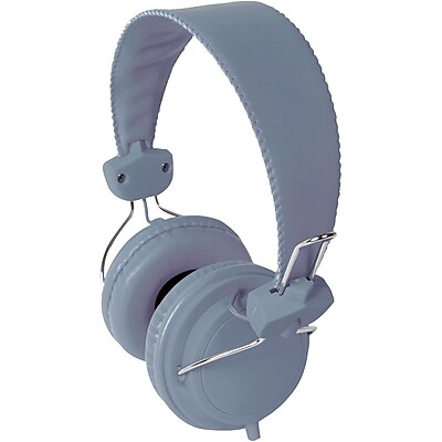 HamiltonBuhl FV GRY Headset with In Line Mic Gray