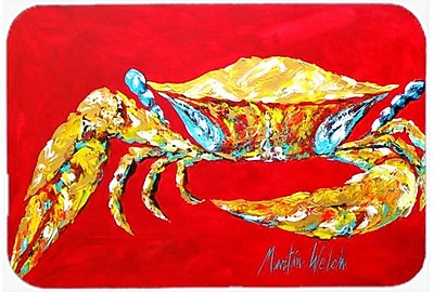 Caroline's Treasures Crab Sr. Kitchen/Bath Mat; 20'' H x 30'' W x 0.25'' D
