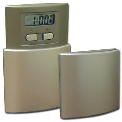 Ruda Overseas Plastic Silver and Gray Pop Up Alarm Clock (RDOV047)