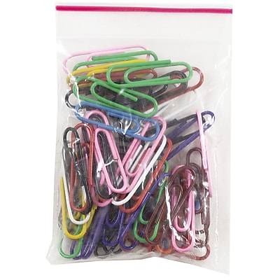 JAM Paper Colored Standard Paper Clips Small Assorted Paperclips 25 pack 21825144