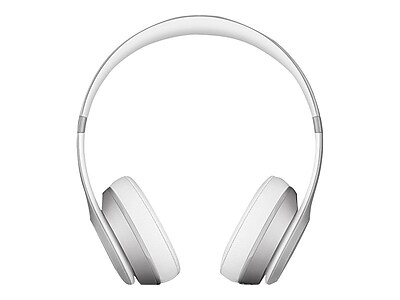 Beats MKLE2AM A Solo2 Stereo On Ear Headphones with Mic Silver