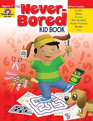 Evan-Moor Educational Publishers Never-Bored Kid Book for Grades 1-2 (6301)
