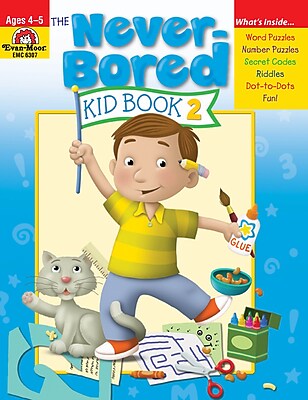 Evan-Moor Educational Publishers Never-Bored Kid Book 2 for Grades PreK-K (6307)