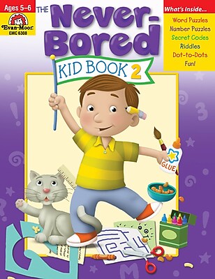 Evan-Moor Educational Publishers Never-Bored Kid Book 2 for Grades K-1 (6308)
