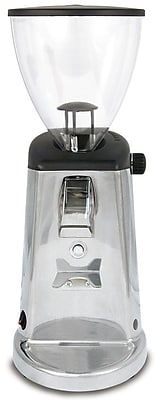 Ascaso Doserless Flat Burr Coffee Grinder; Polished Aluminum