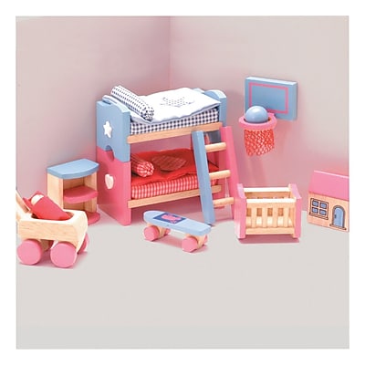 Le Toy Van Bubblegum Dollhouse Kid's Room Set