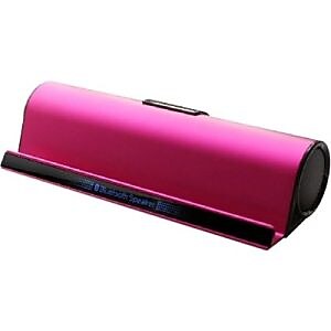 Worryfree Gadgets MYEPADS Bluetooth 3.0 Speaker with Dock PNKST BTSPK Portable Pink