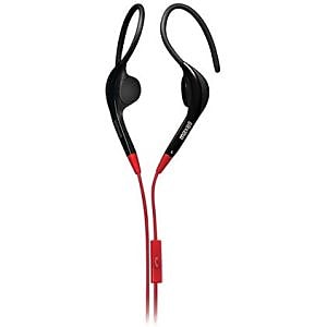 Maxell 192006 Pure Fitness PFIT 2 Black Red Wired Stereo Earset 6 Pack