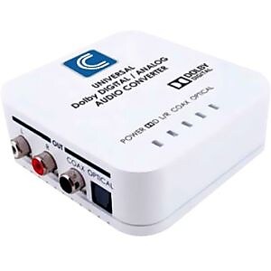 Comprehensive CCN-ADDA Universal Digital to Analog\/Analog to Digital Audio Converter, White