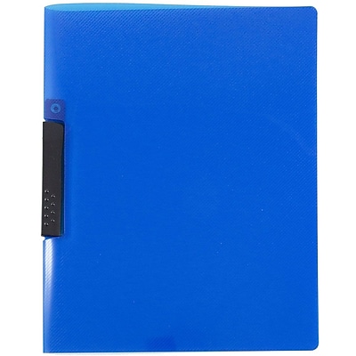 JAM Paper Report Cover with Swing Lock Closure Solid Blue Sold Individually 2252821