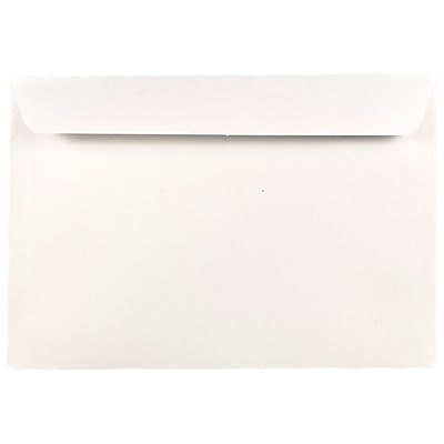 JAM Paper 7 x 10 Booklet Envelopes White 25 pack 5528