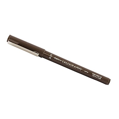 JAM Paper Calligraphy Pen 2.0mm Brown Sold Individually 6506112