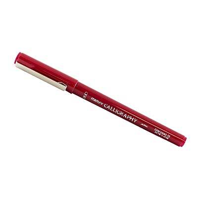 JAM Paper Calligraphy Pen 2.0mm Red Sold Individually 6504956