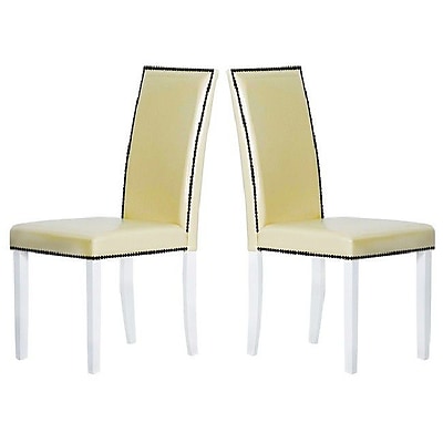 Warehouse of Tiffany Blazing Parsons Chair Set of 2