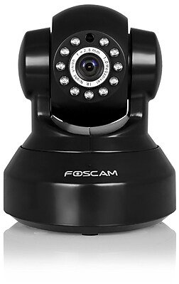 Foscam FI9816PB Plug and Play 720P HD H.264 Wireless Wired Pan Tilt IP Camera 26ft Night Vision Black